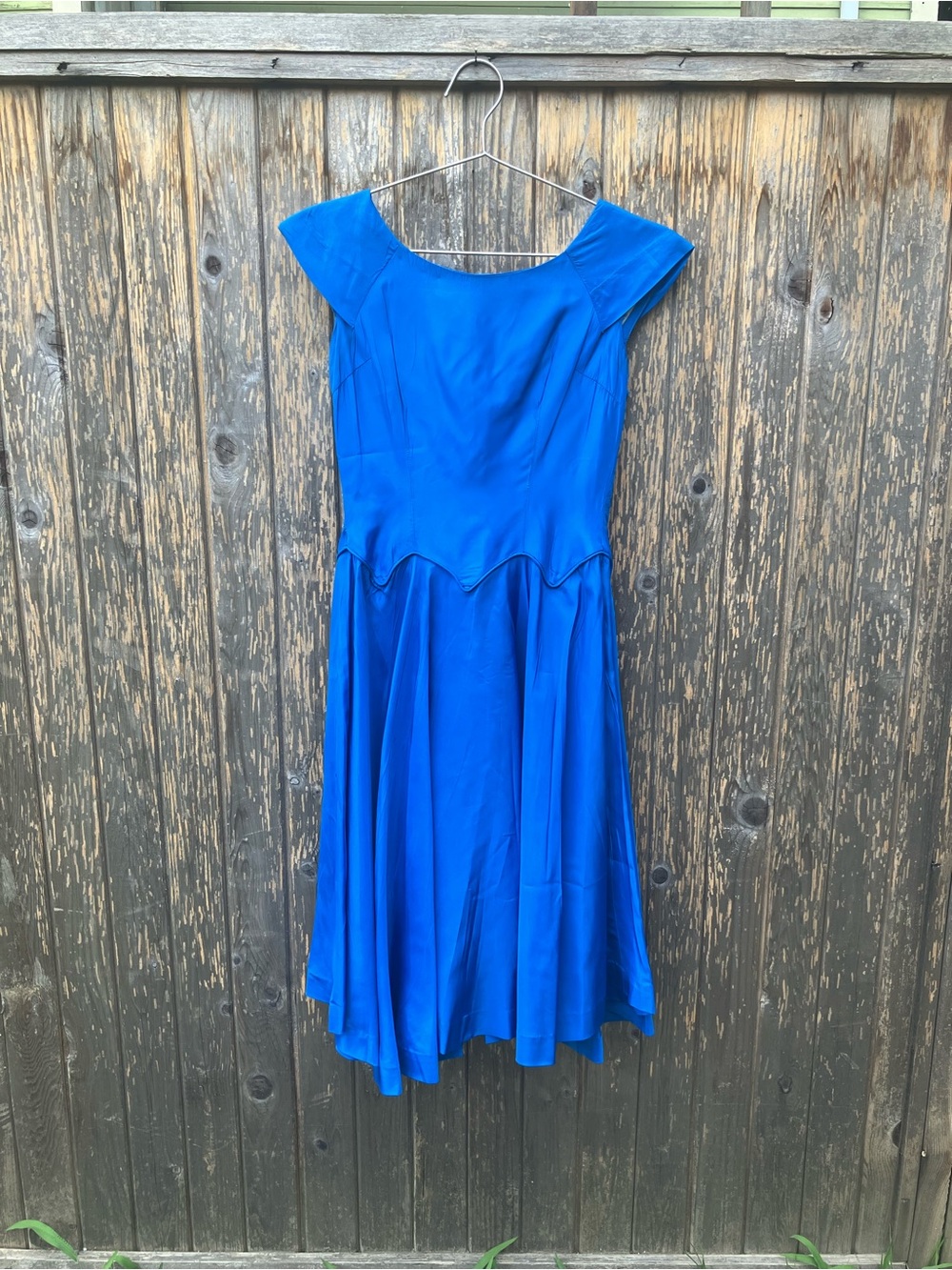 60’s beautiful blue dress